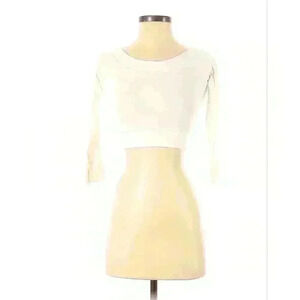 Mika cream long sleeve crop top size XS